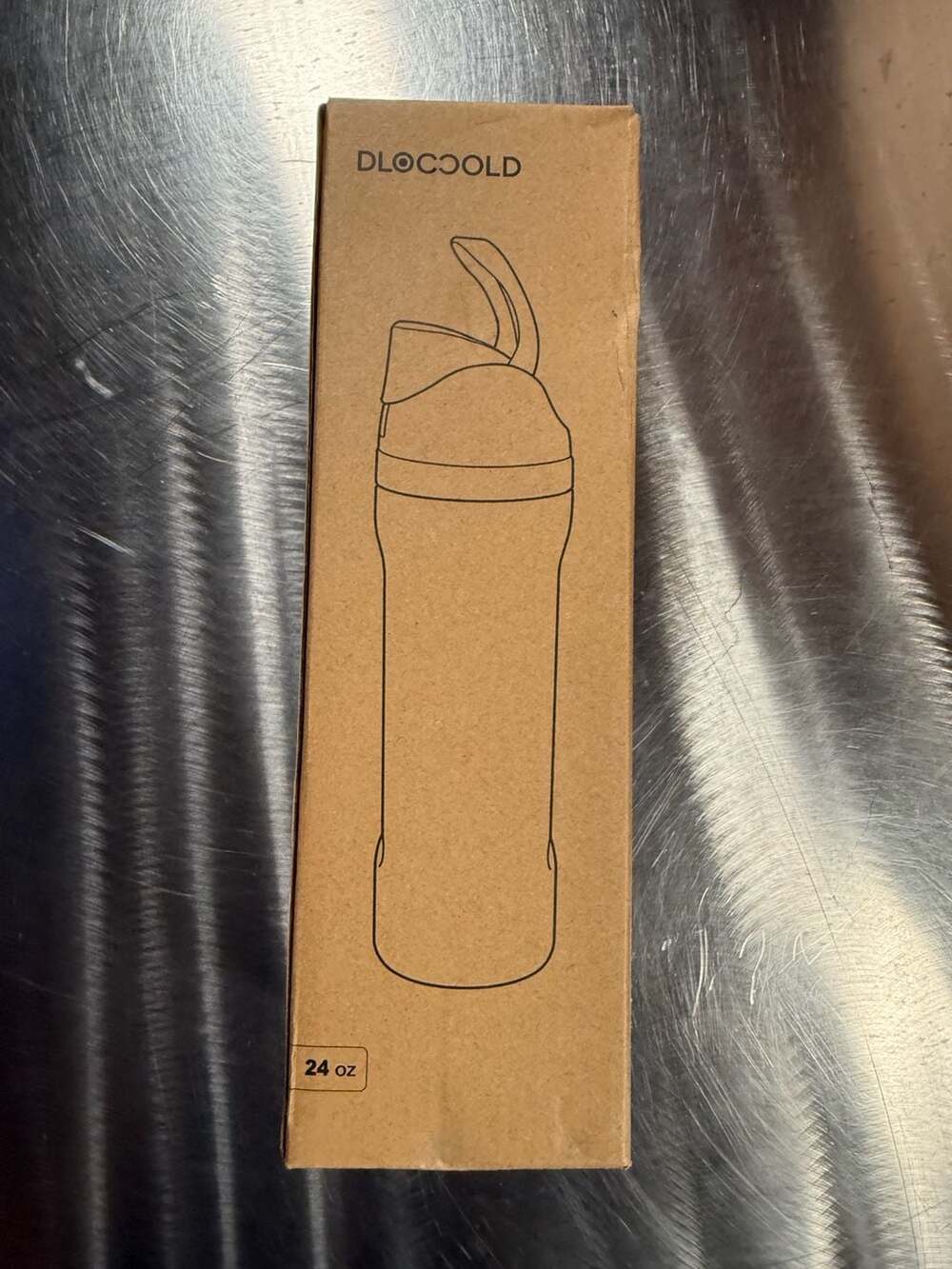 DLOCOOLD 24 oz Insulated Stainless Steel Water Bottle
